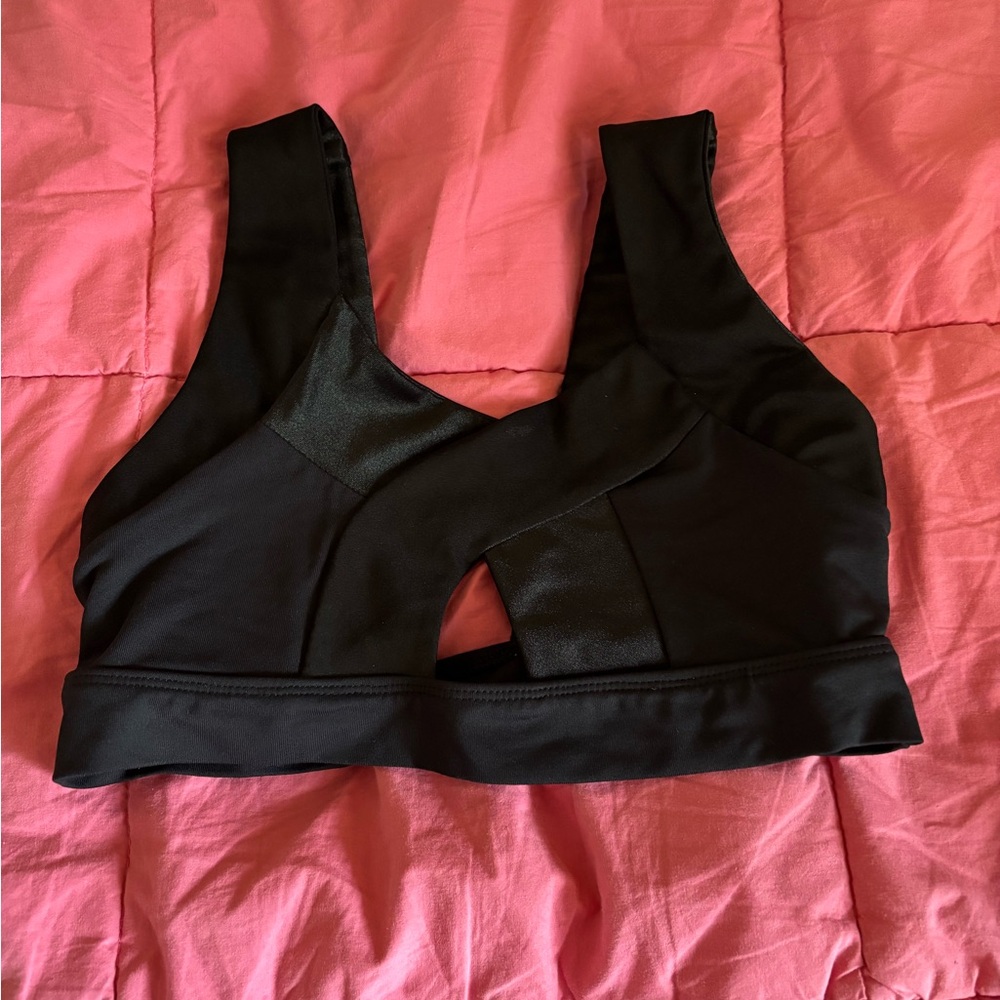 Black Women's Sports Bra